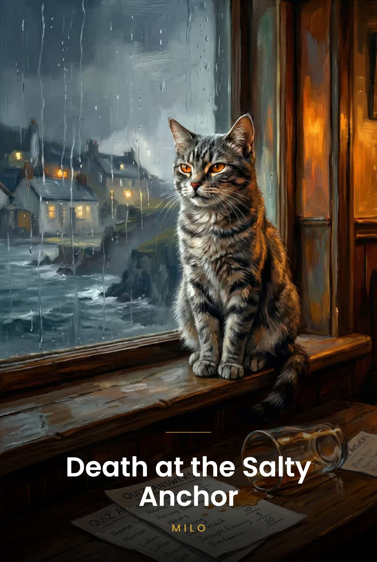 Death at the Salty Anchor — cover